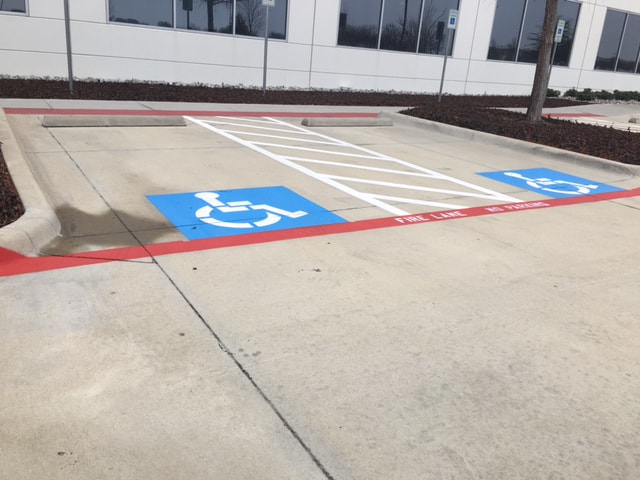Crosshatch and Handicap Parking Compliance